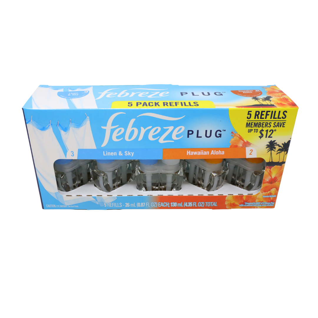 Febreze plug 5 Pack Refills