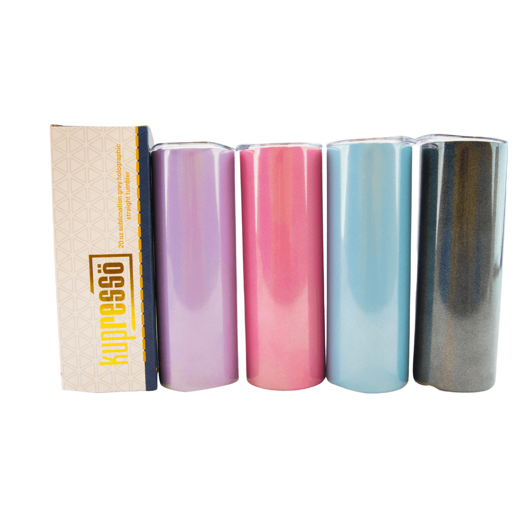 20 oz Kupresso Sublimation Holographic Halo Glitter Tumbler