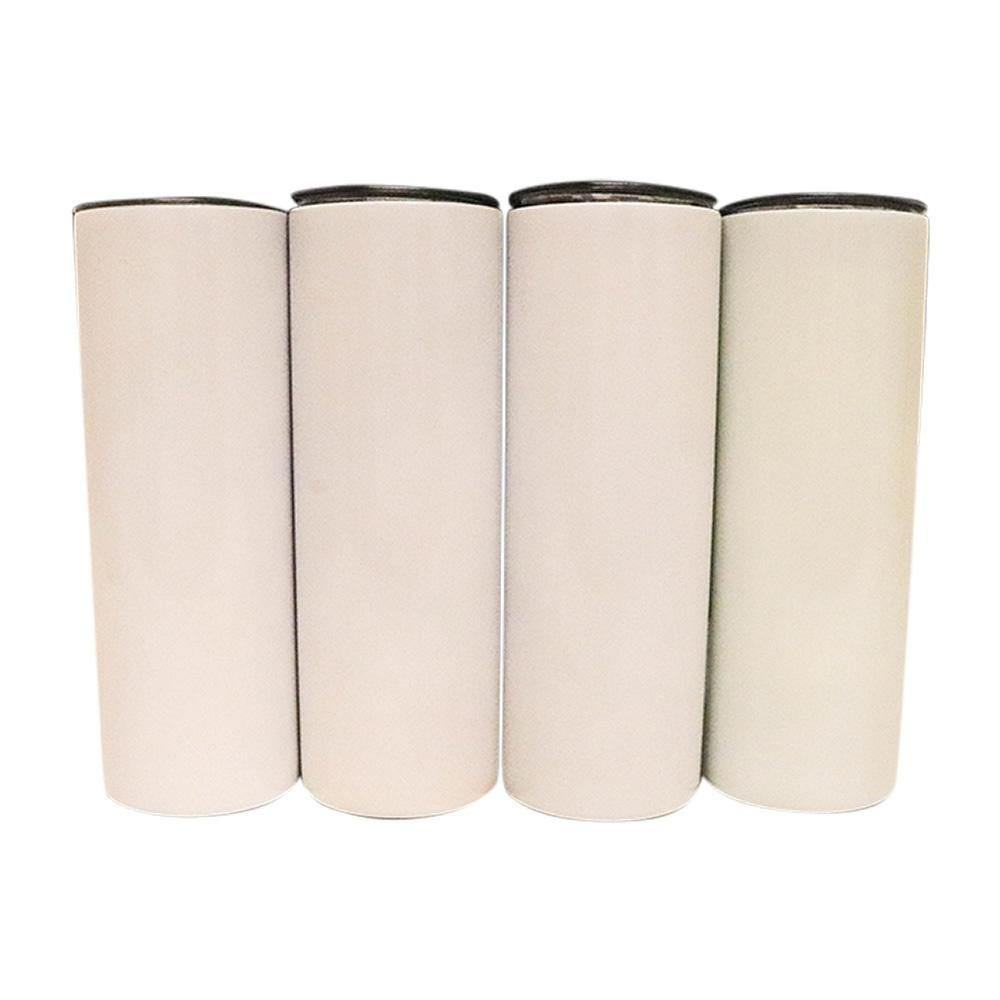 20 oz Sublimation or Laser Blank UV Sunlight Color Changing White Tumbler, Variety of Colors