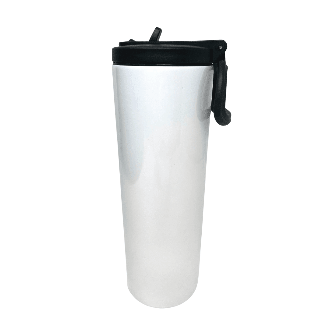 20 oz Sublimation Straight Sports/ Water Bottle Tumbler w/ Flip Lid