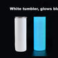 20oz Sublimation Blank Tumbler GLOW in the Dark - Blue, Green, or Purple