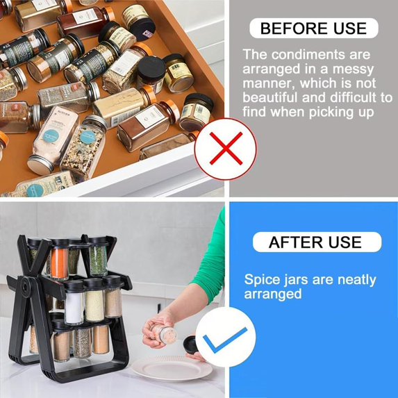 18 Jar Rotating Spice Rack (Online Only)