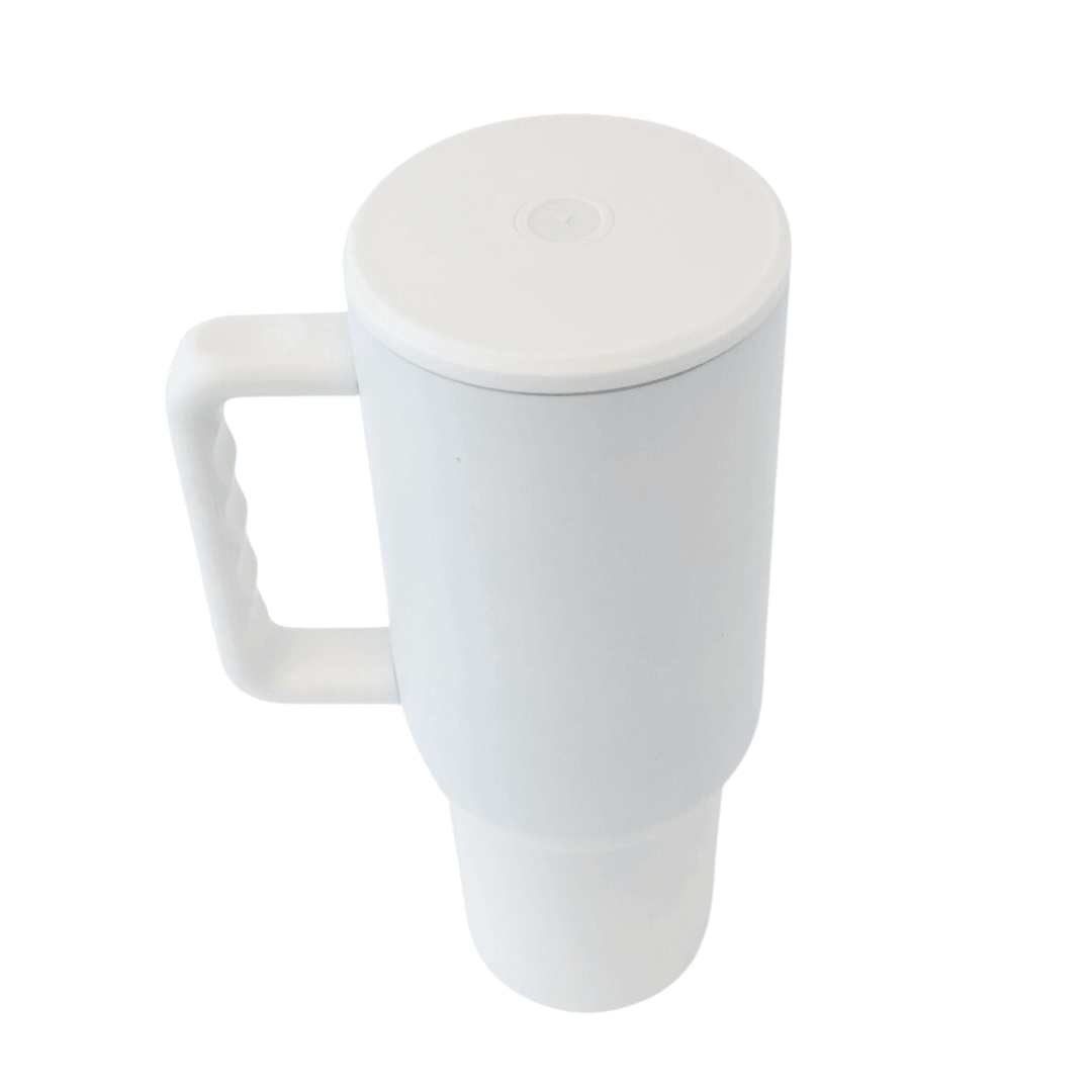40 oz Sublimation Trek Simple Modern Style Tumbler with Color Lid *NEW STYLE*