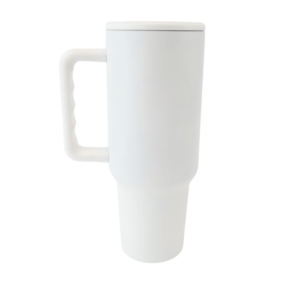 40 oz Sublimation Trek Simple Modern Style Tumbler with Color Lid *NEW STYLE*