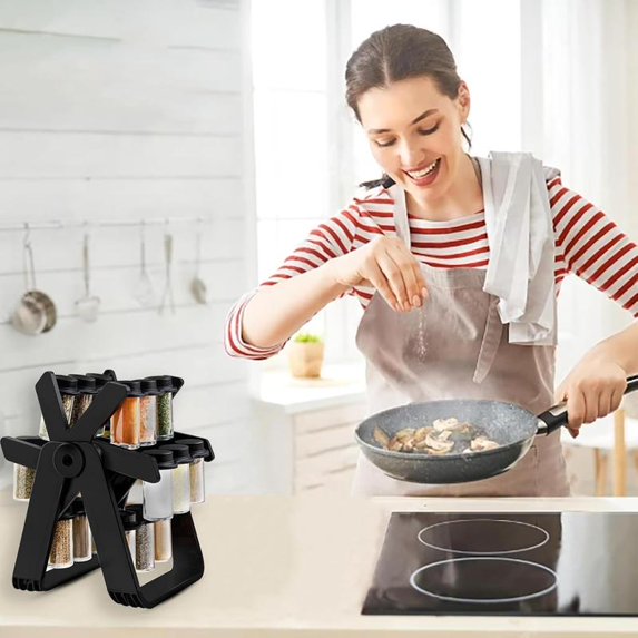 18 Jar Rotating Spice Rack (Online Only)