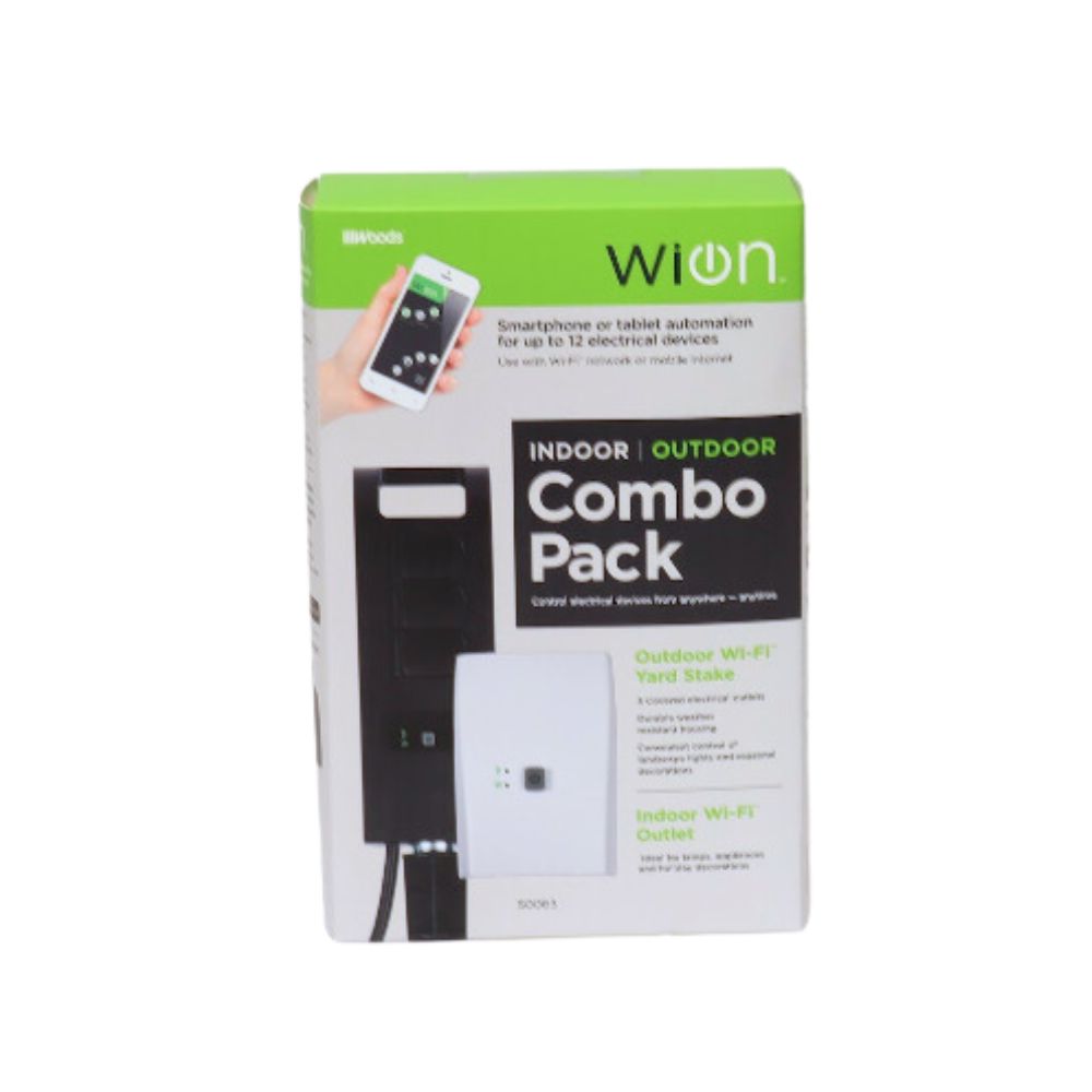 WiOn Indoor Outdoor WiFi Combo Smart Plugin
