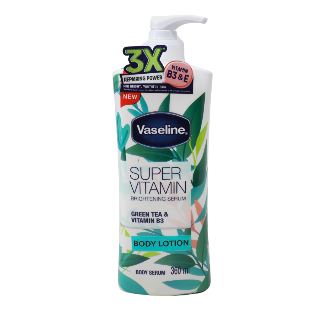 Vaseline Super Vitamin Lotion Moisturizer Green Tea