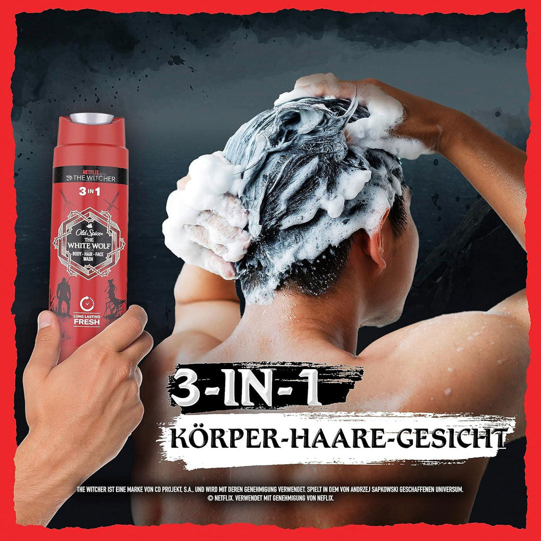 Old Spice The White Wolf  Body- Hair- Face Wash 3 in 1