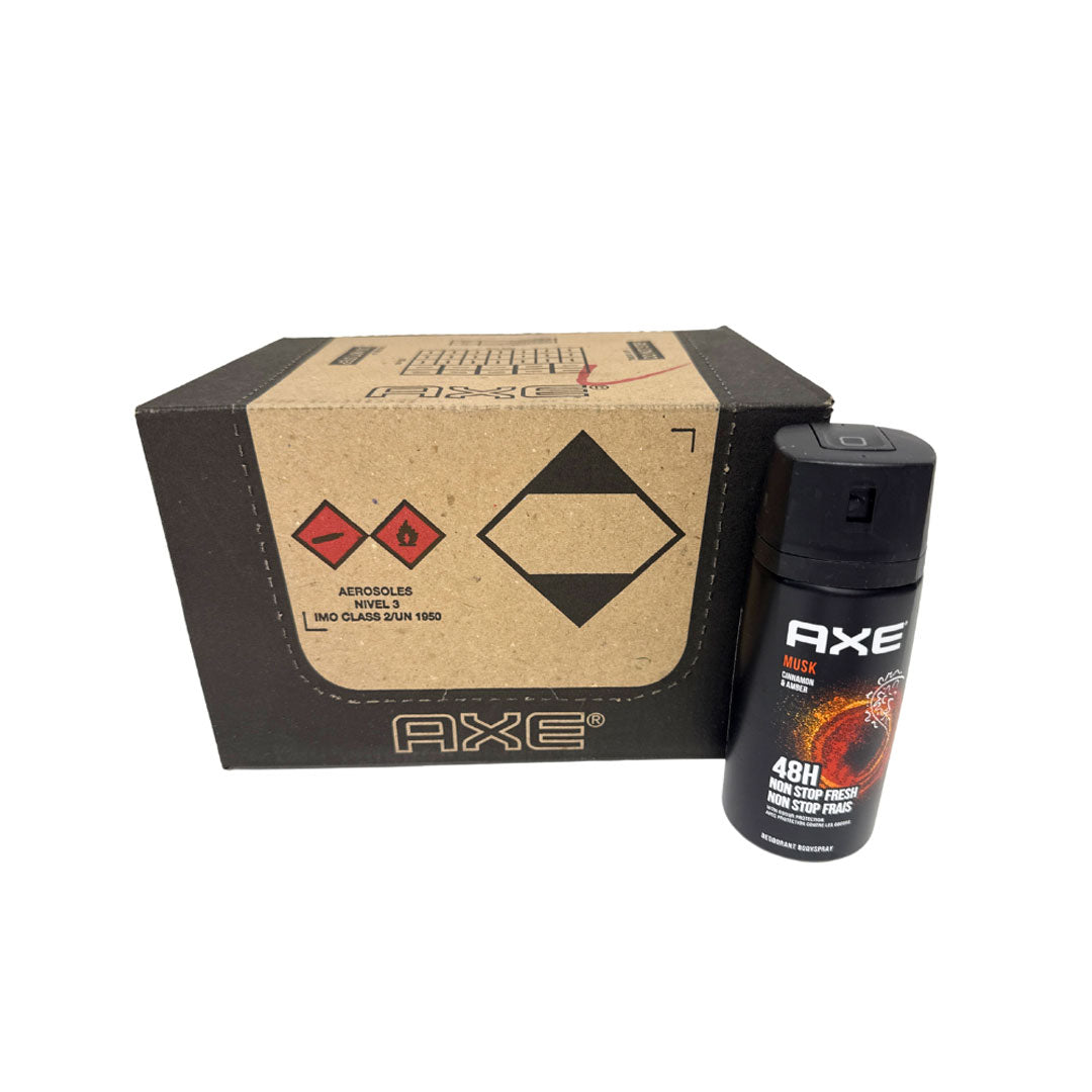 Axe Musk Cinnamon & Amber 150 ml (SOLD BY CASE) 6 / Carton
