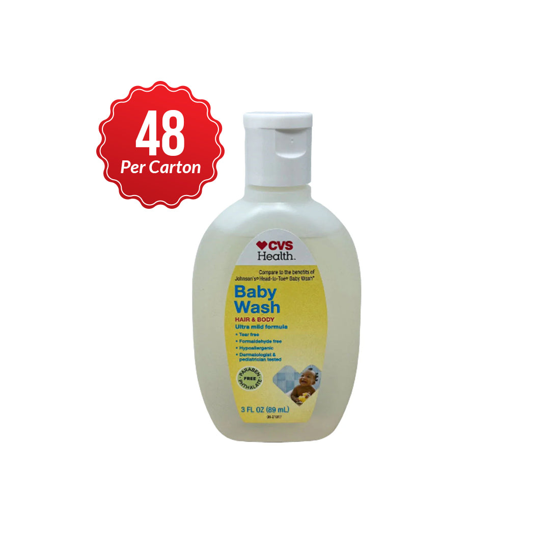 CVS Health Baby Wash Hair and Body (SOLD AS CASE) 48/ Carton