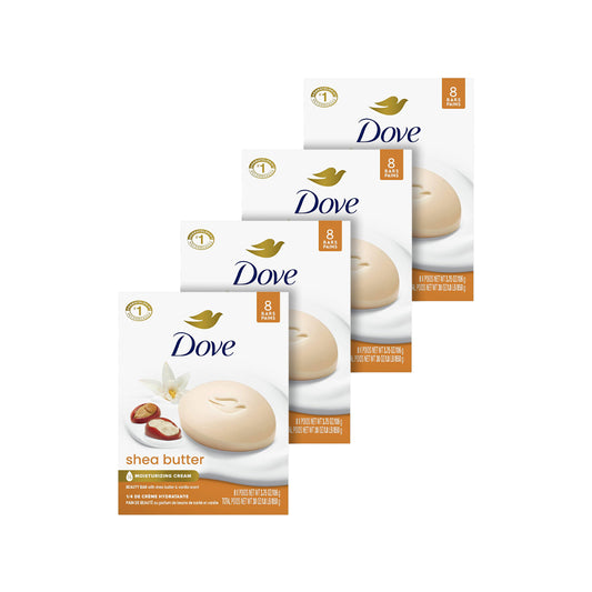 Dove Beauty Bar Soap Shea Butter 8 pk (SOLD BY CASE) 4 / Carton