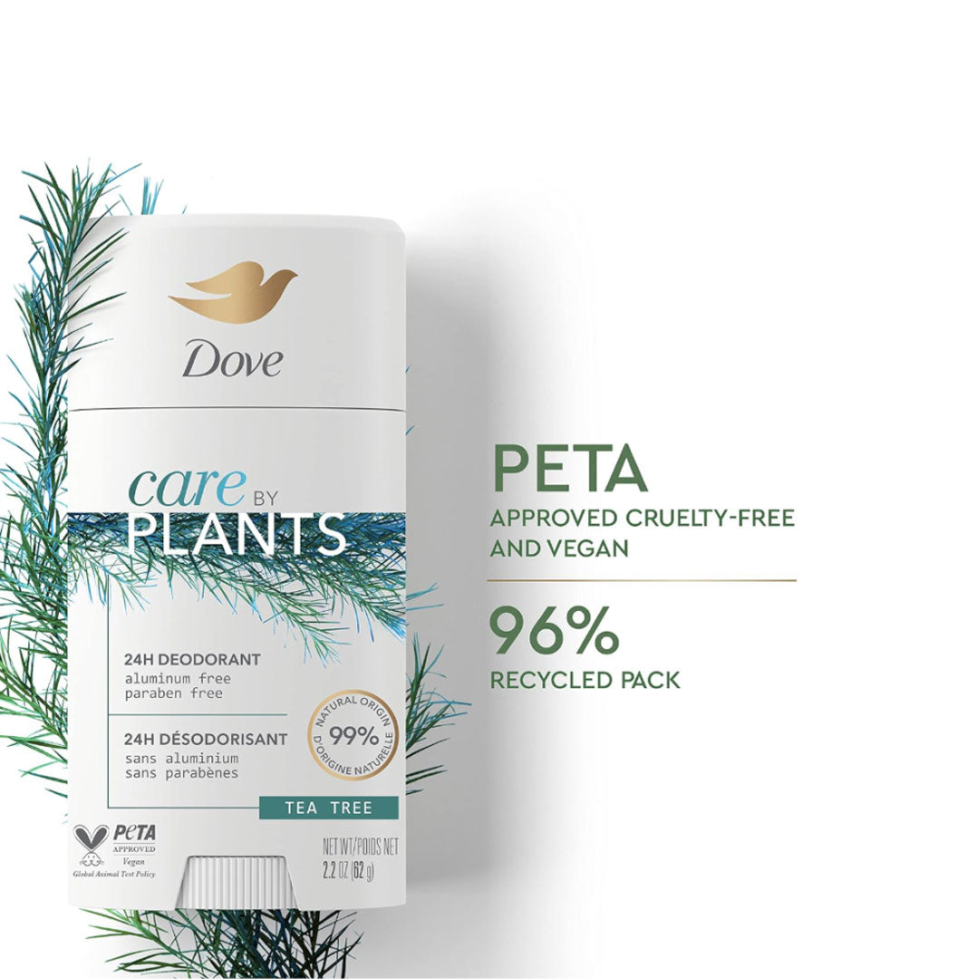 Dove Care by Plants Tea Tree 24H Deodorant 2.6 oz