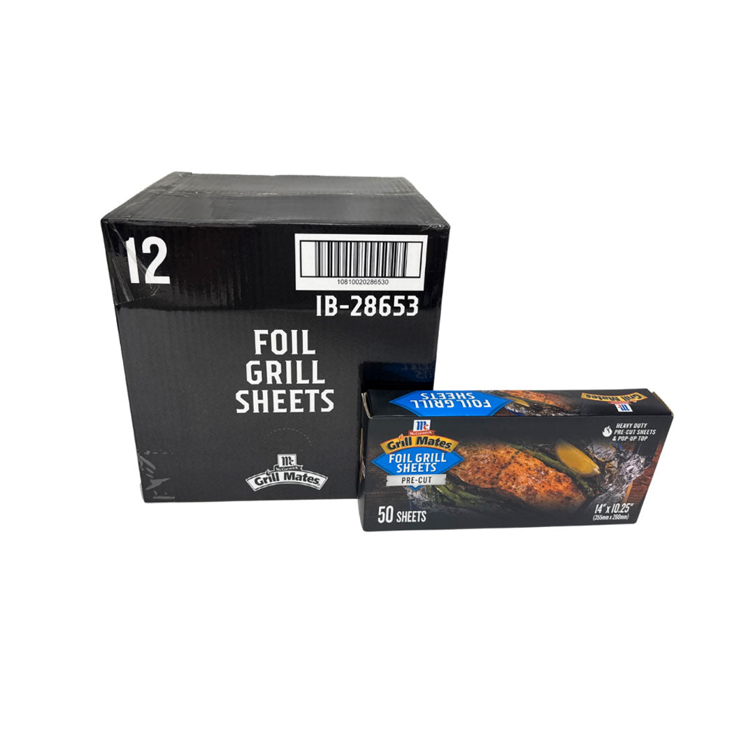 McCormick Grill Mates Foil 50 Sheets (SOLD BY CASE) 12 / carton