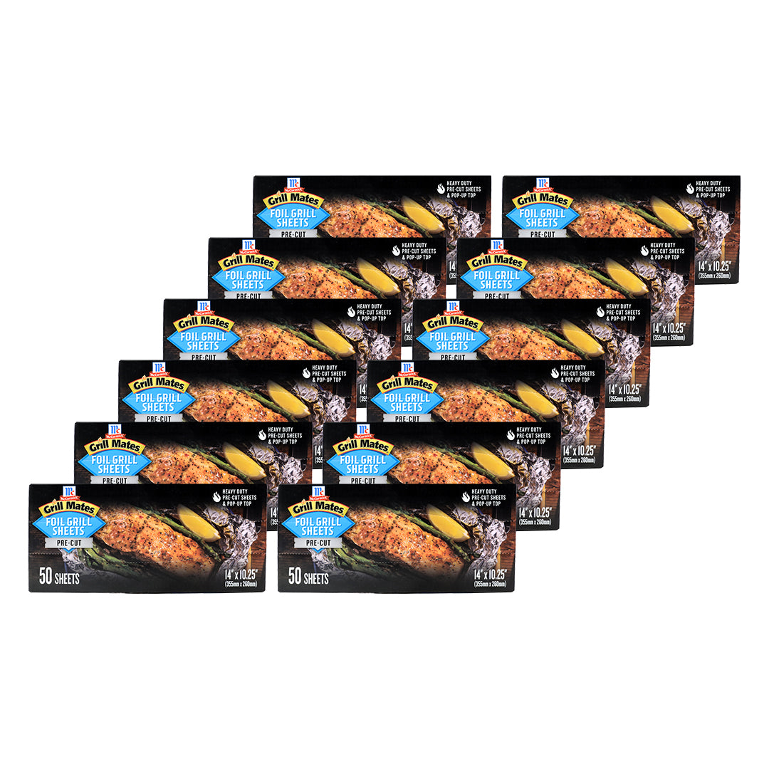 McCormick Grill Mates Foil 50 Sheets (SOLD BY CASE) 12 / carton