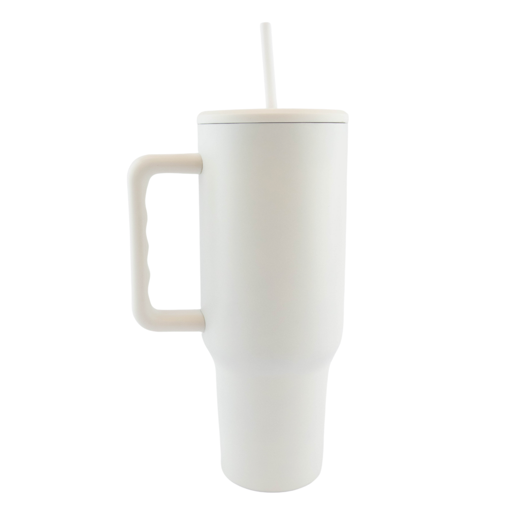 40 oz Sublimation or Laser Etch Trek Simple Modern Style Tumbler with Color Lid *NEW STYLE*