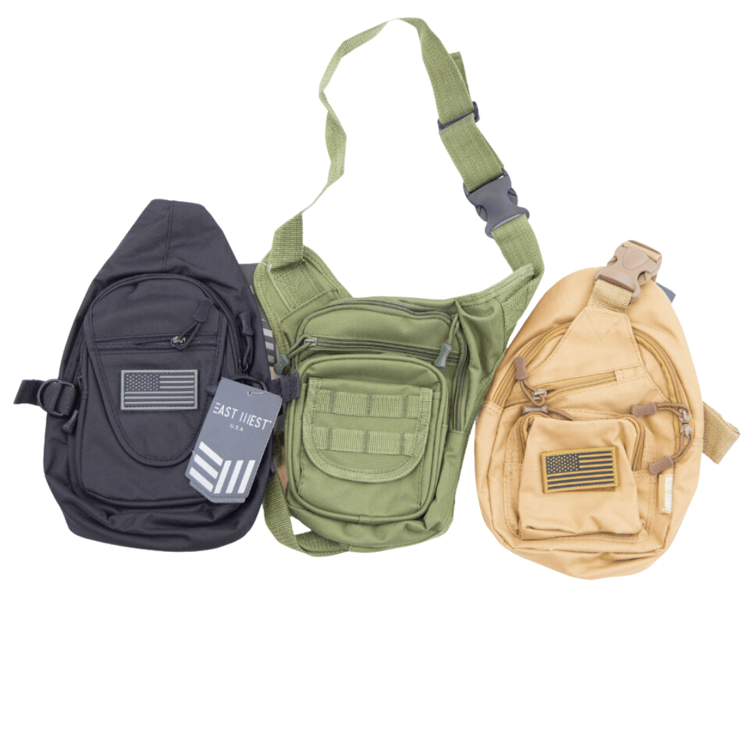 East west tactical sling bag on sale