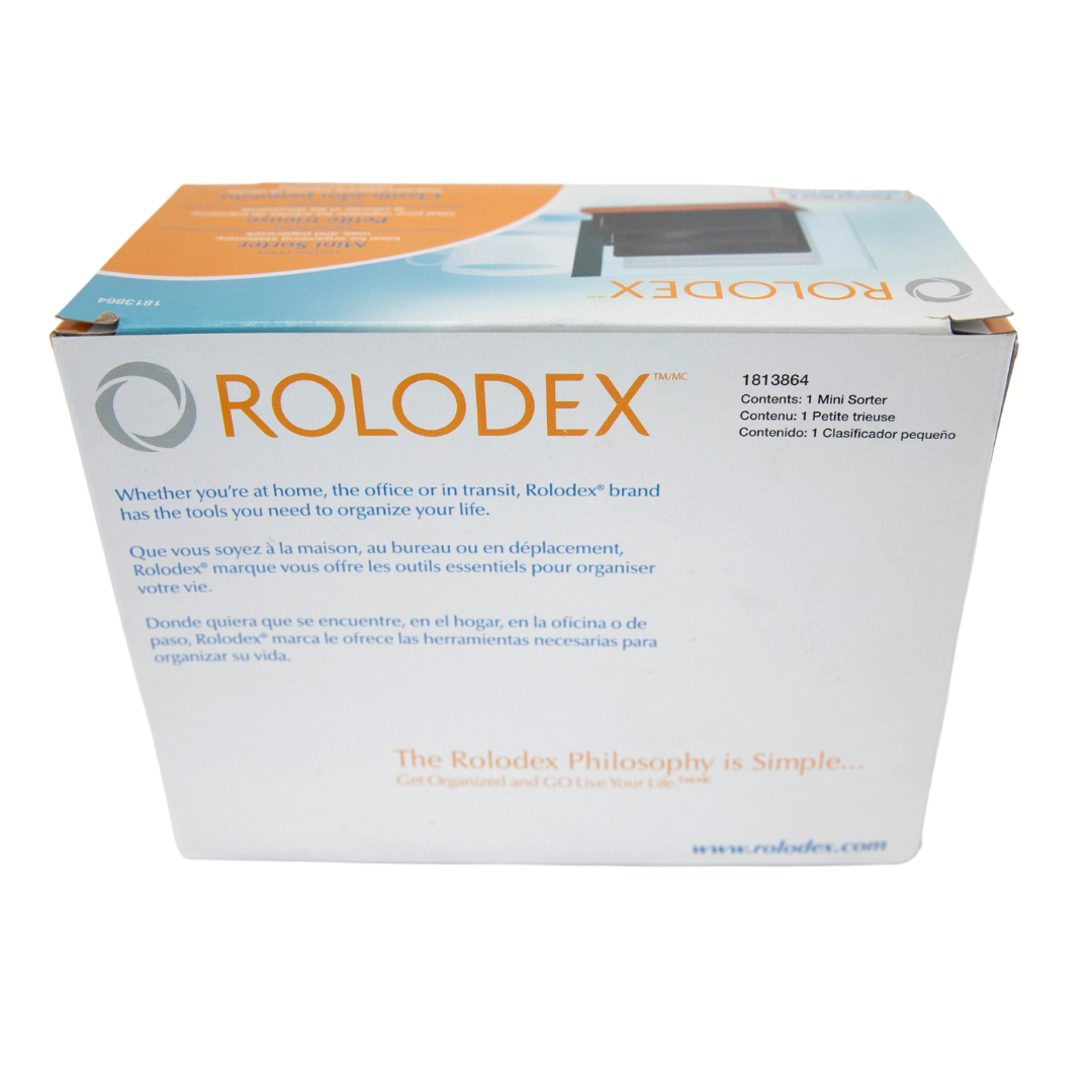 Rolodex Mini Three Section Sorter