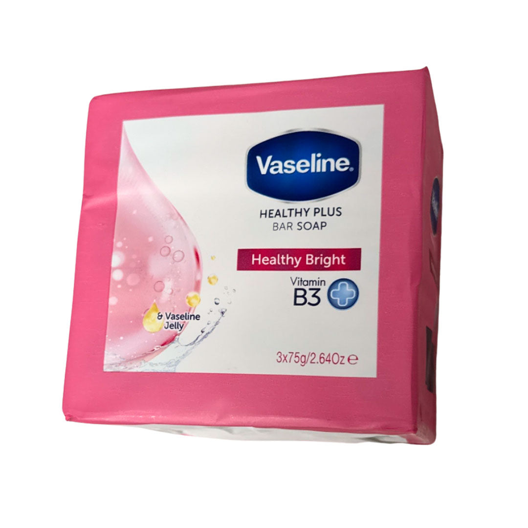 Vaseline Healthy Plus Bar Soap - Healthy Bright 75g, 3 bars