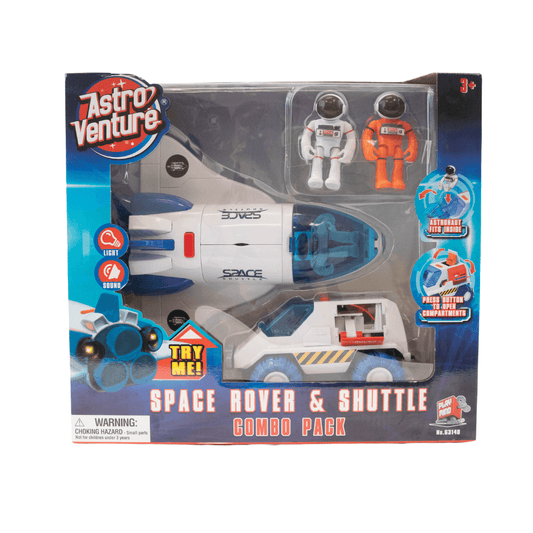 Astro Venture Space Rover and Shuttle Combo Pack 3+