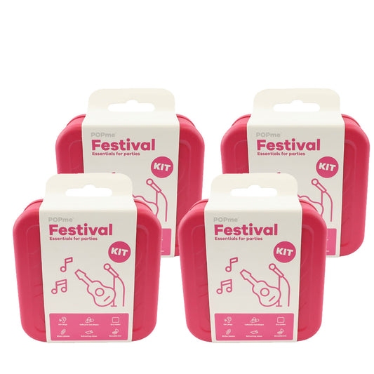 POPme Festival Essentials Kit For Parties, 4/Carton