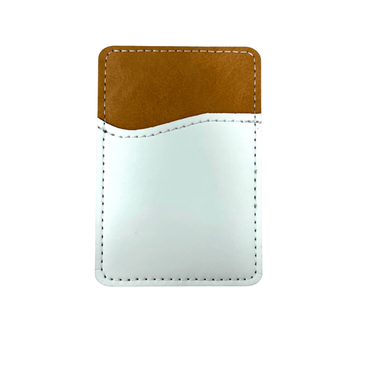 Sublimation Blanks Phone Wallet - White PU Leather Card Holder