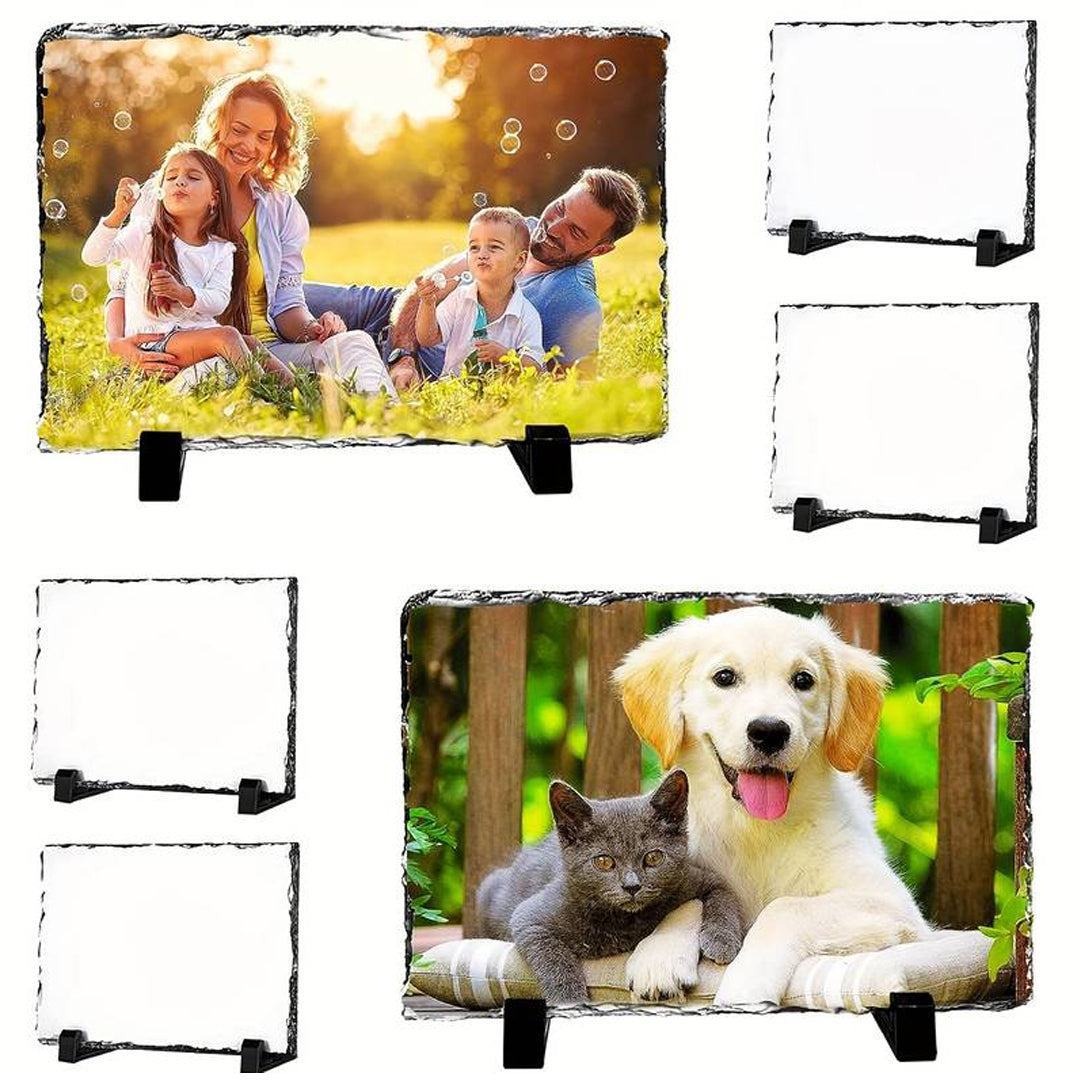 Sublimation Rectangle Photo Slate 5.5" x 7.5"