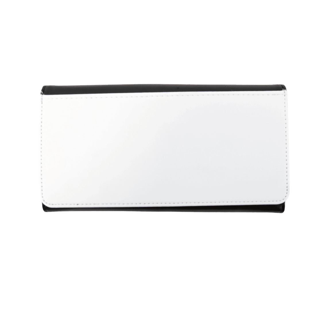 Sublimation PU Leather Women's Wallet with Wrist Strap 8" x 4"