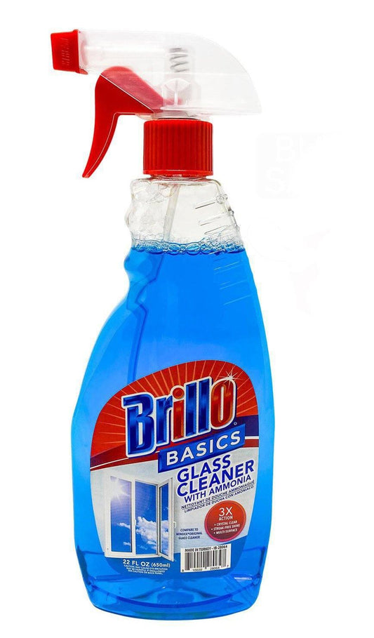 Brillo Basics Glass Cleaner with Ammonia 22 fl oz - Wholesale & Liquidation Experts