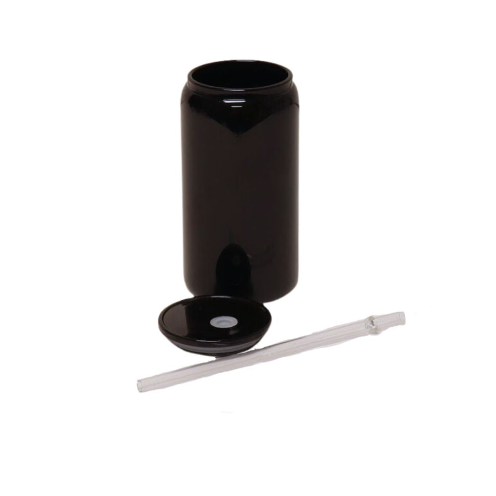 16oz Black Glass Tumbler