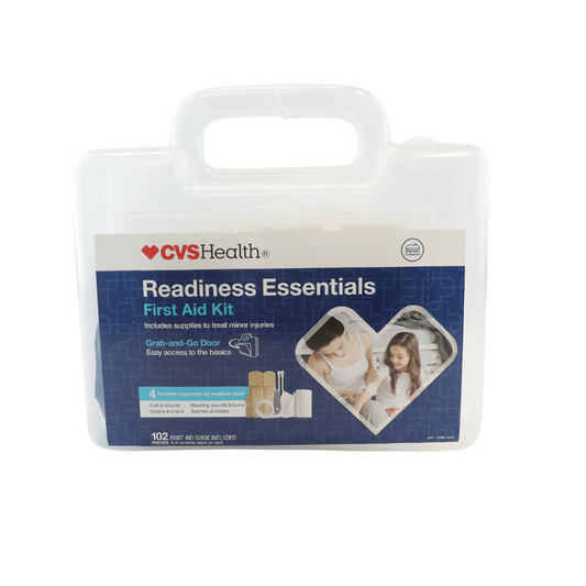 CVS Readiness Essentials First Aid Kit 102 Piece