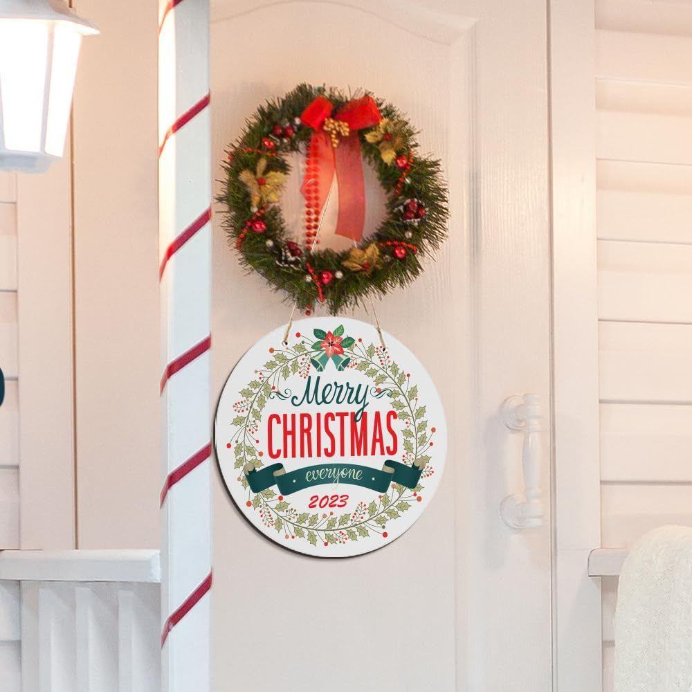 10" Double Sided Sublimation Holiday Door Hanger
