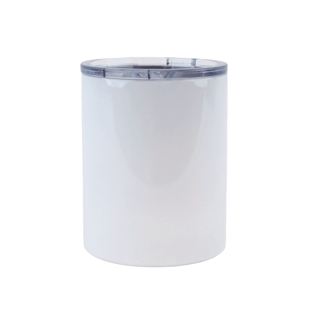 10 oz Sublimation Blank White Low Ball Tumbler