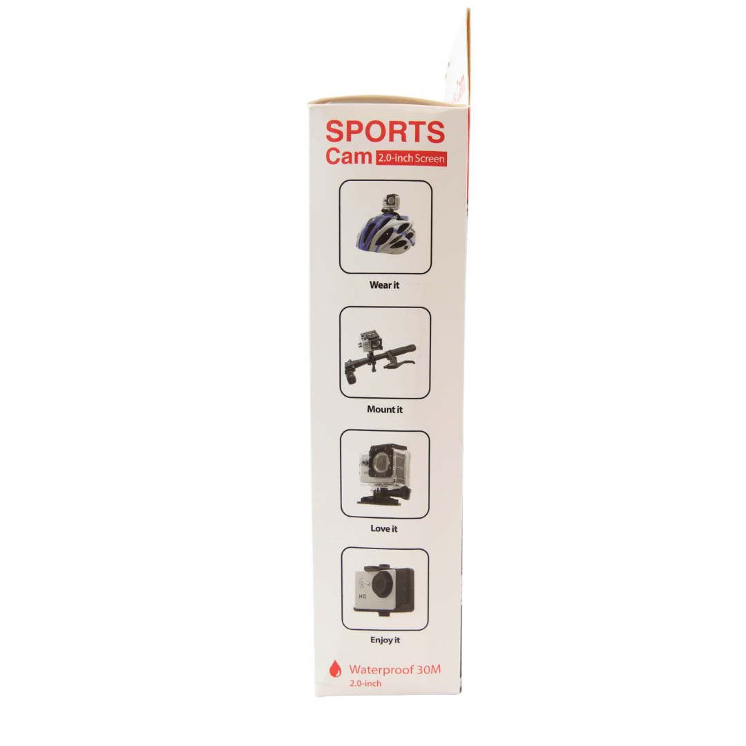 1080p HD Sports Cam Waterproof 30M
