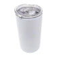 12 oz Sublimation Blank Tumbler Sippy Cup White with Dual Lids- Handle Lid & Sliding Lid