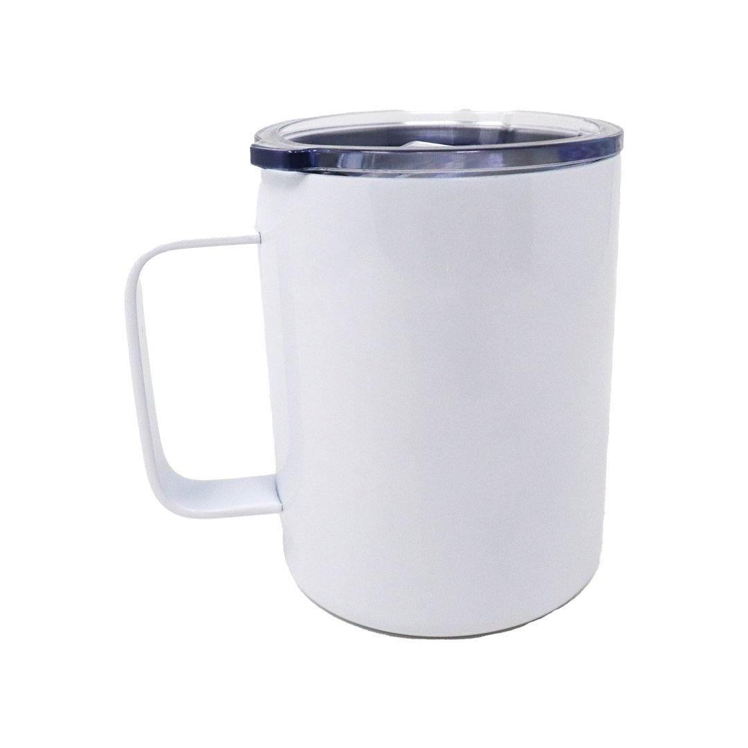 12 oz Sublimation Blank White Camper Mug Coffee Tumbler