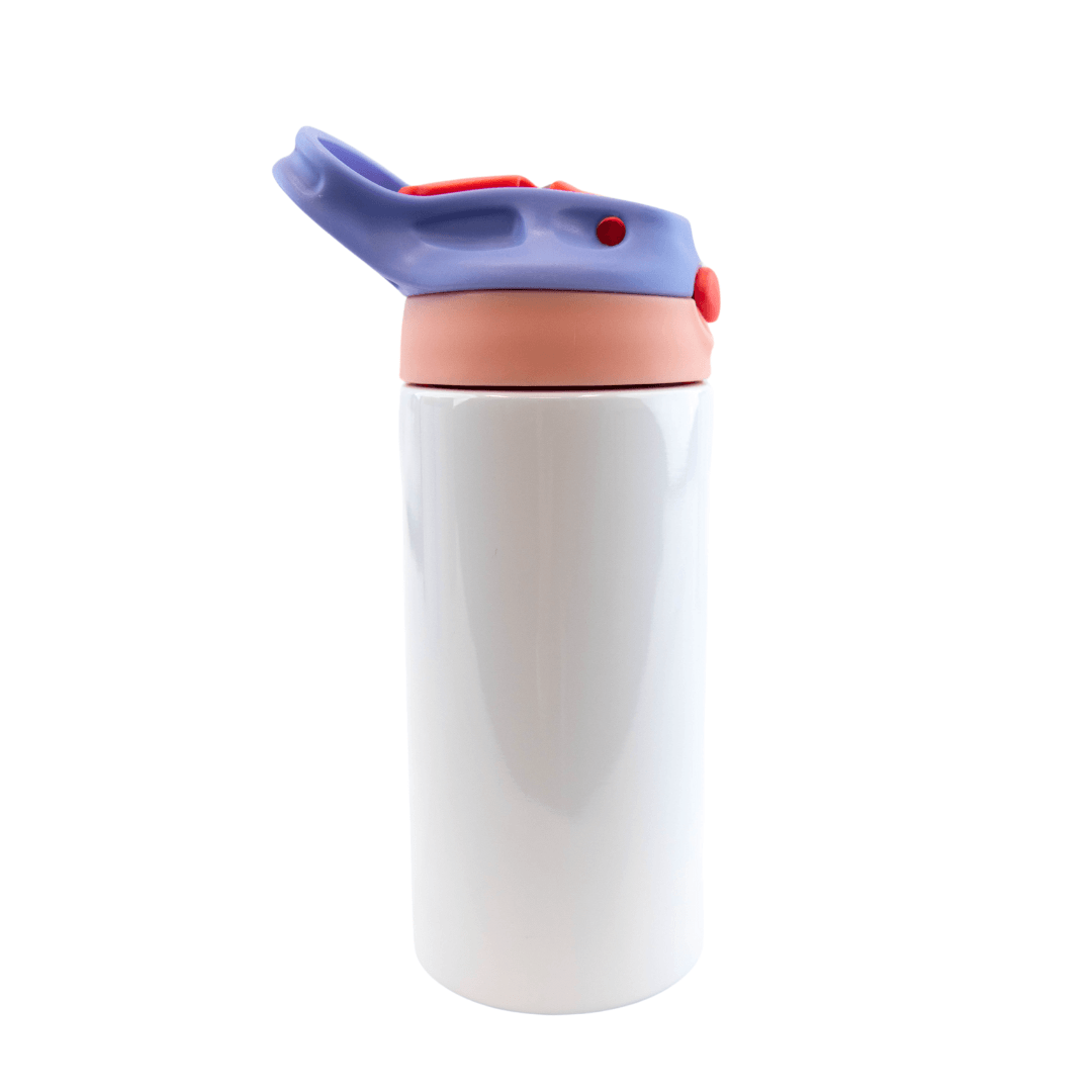 12 oz Kids Sublimation Blank Colored Lid Sippy Cup Tumbler, Variety of Colors