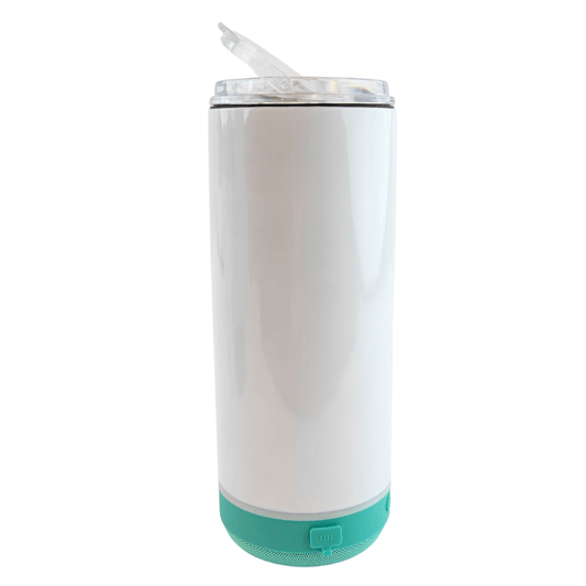Sublimation 4 In 1 Can Cooler Blue Bluetooth 16oz