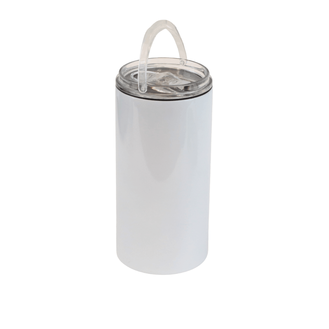 16 oz Sublimation Blank White 4 In 1 Can Cooler Coozie Tumbler