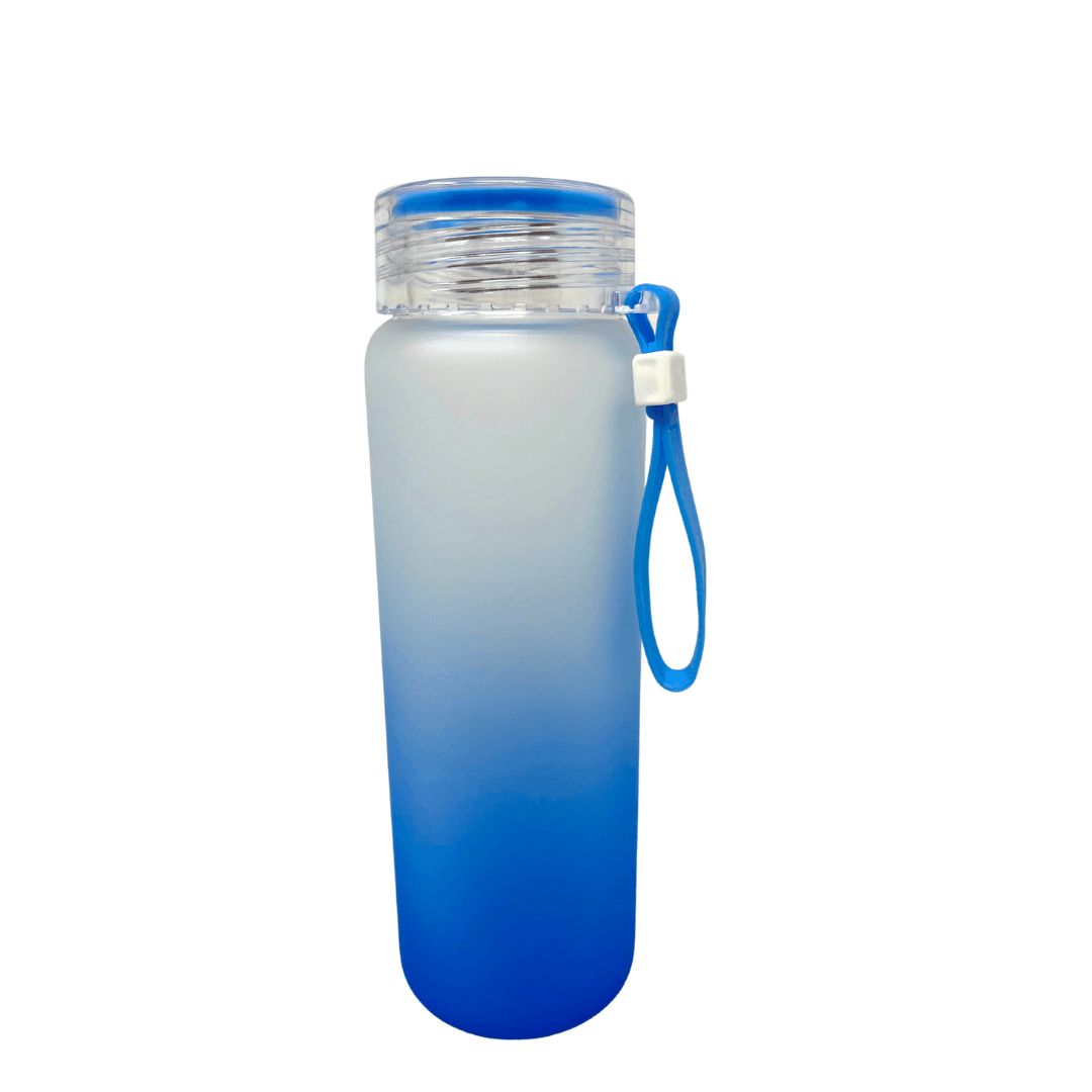 17 oz Kupresso Premium Sublimation Blank Glass Water Bottle Tumbler, Variety of Colors