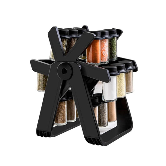 18 Jar Rotating Spice Rack (Spice included)