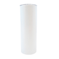 20oz Straight White Matte Tumbler Flat Edge