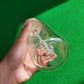 20 oz Sublimation Blank Double Wall Glass Snow Globe Tumbler With Bamboo Lid