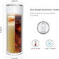 20 oz Sublimation Blank Straight Silver Tumbler