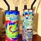 20 oz Sublimation Blank White Straight Hookah Tumbler