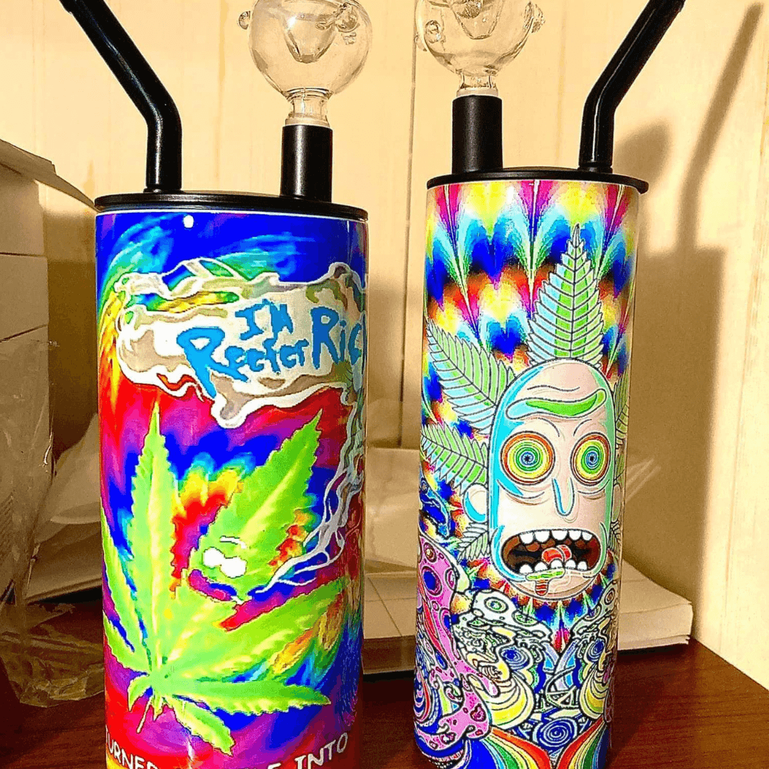 20 oz Sublimation Blank White Straight Hookah Tumbler