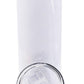 30 oz Sublimation Blank Straight White Tumbler with Clear Lid and Straw Included