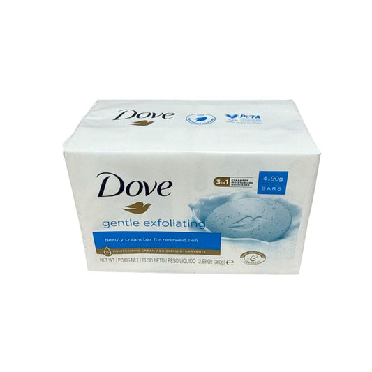 Dove Gentle Exfoliating 4pk Beauty Bar Soap
