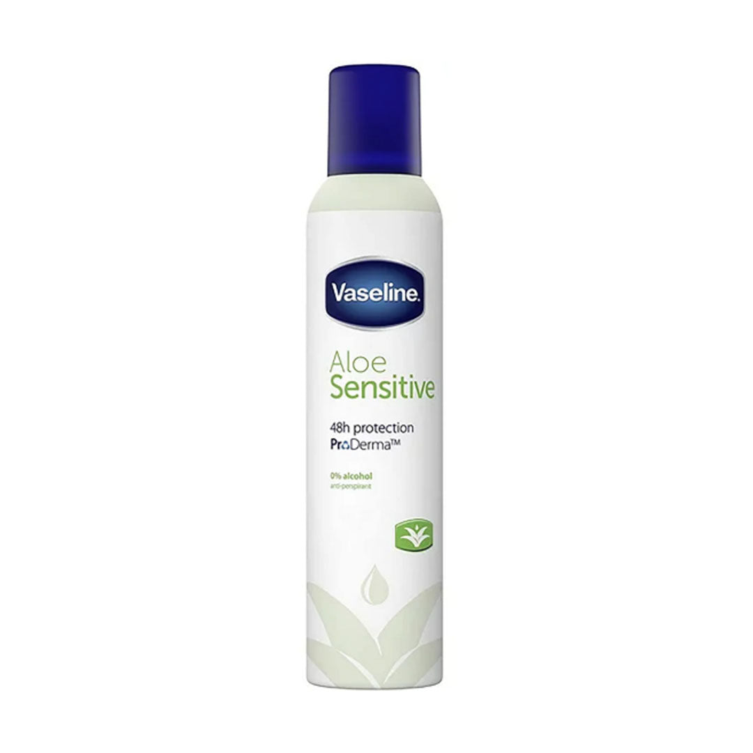 Vaseline Aloe Sensitive Anti-Perspirant Deodorant, 250 ml