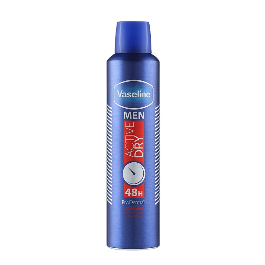 Vaseline Men Active Dry 48 hr Protection, 250ml