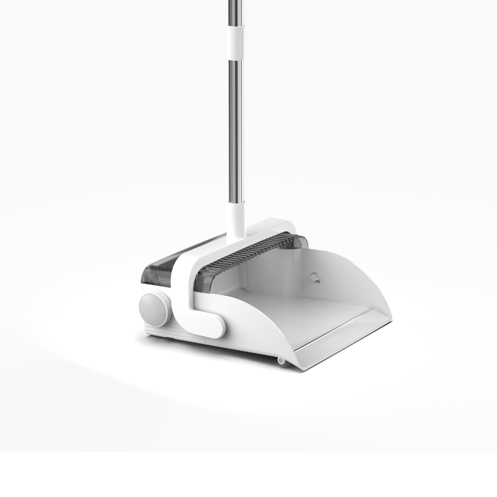 DustDockPro by CleanMattix- Premium 3-in-1 Broom, Dustpan, and Bin